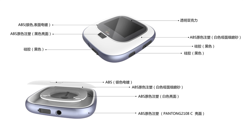 健康按摩儀產(chǎn)品外觀設計，健康產(chǎn)品設計案例